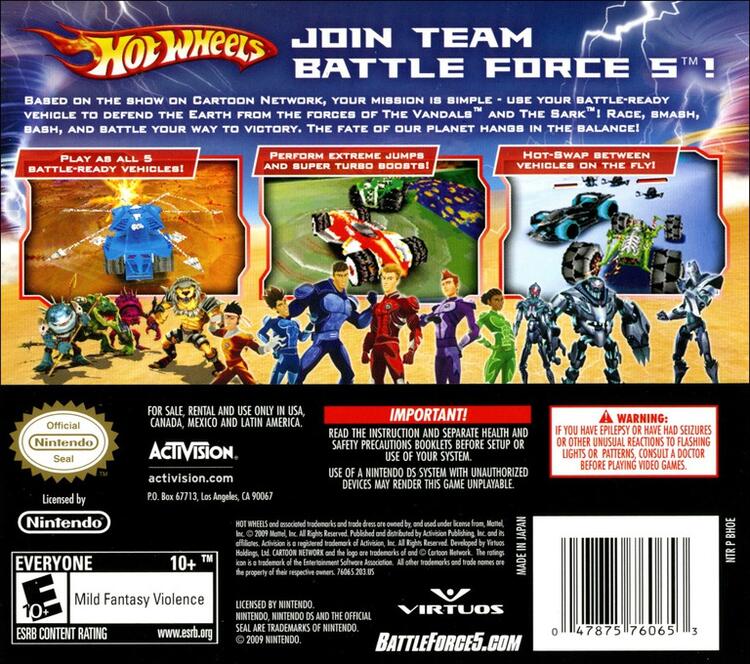 Hot Wheels Battle Force 5 (Complete) (used)