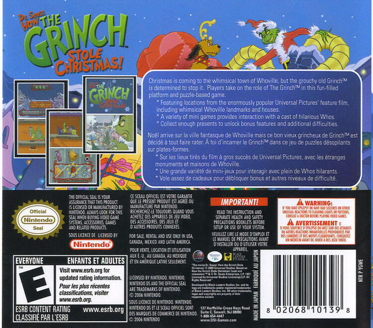 How the Grinch Stole Christmas (Complete) (used)