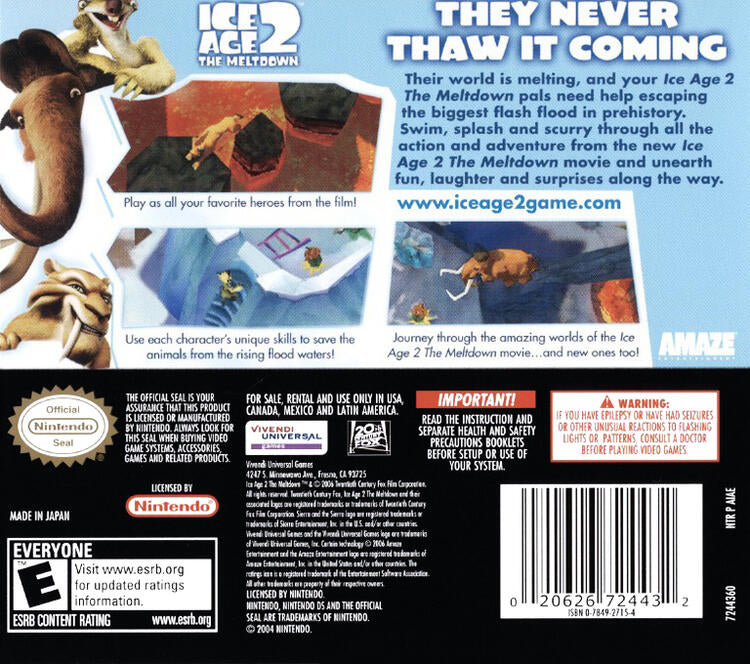 Ice Age 2 The Meltdown (Complete) (used)