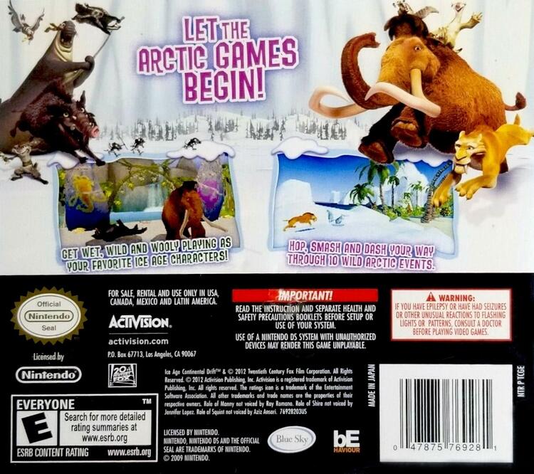 Ice Age Continental Drift Arctic Games (Complete) (used)