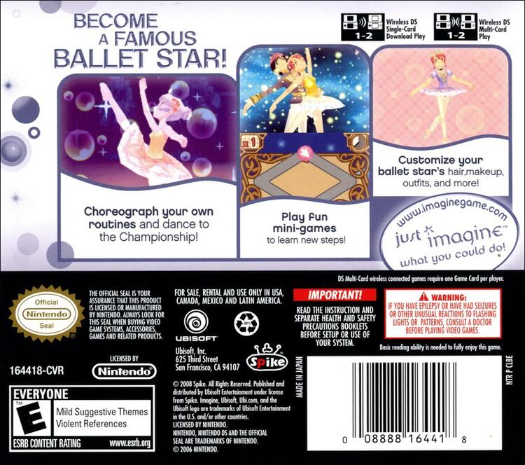 Imagine Ballet Star (Complete) (used)