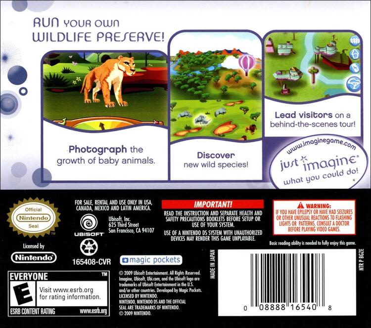 Imagine Zookeeper (Complete) (used)
