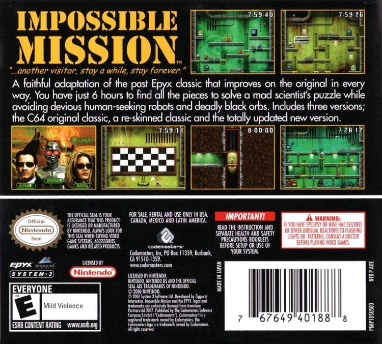 Impossible Mission (Complete) (used)