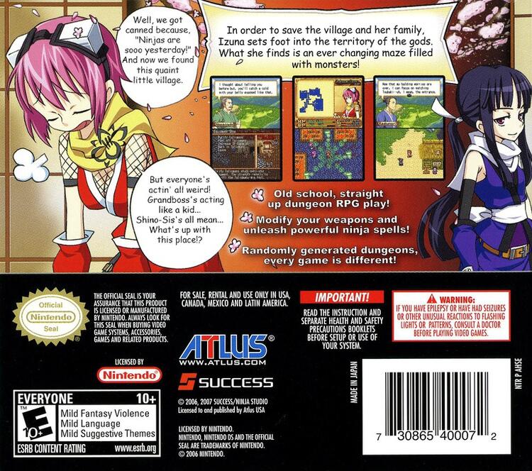 Izuna Legend of the Unemployed Ninja (Complete) (used)
