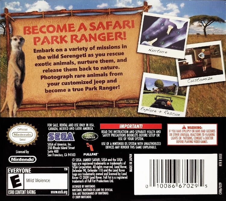 Jambo! Safari Animal Rescue (Complete) (used)