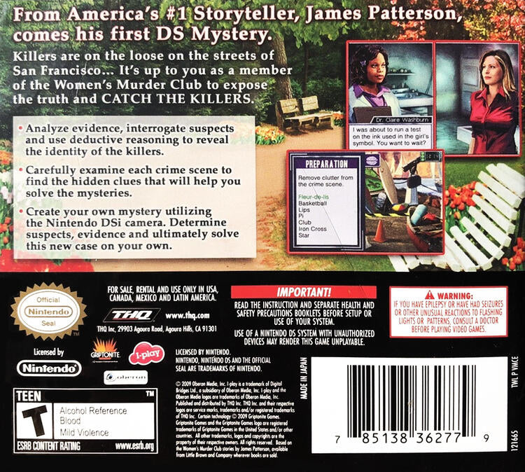 James Patterson's Women's Murder Club: Games of Passion (Complete) (used)