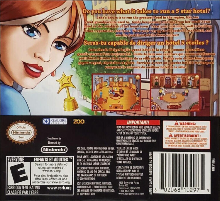 Jane's Hotel (Complete) (used)