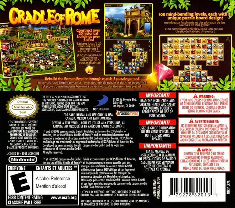 Jewel Master Cradle of Rome (Complete) (used)