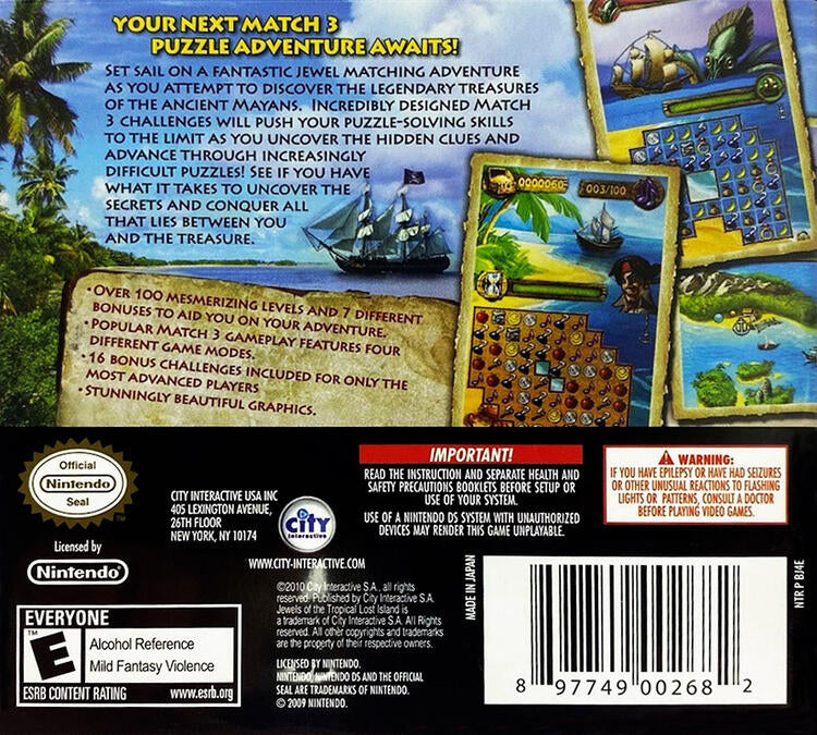 Jewels of the Tropical Lost Island (Complete) (used)