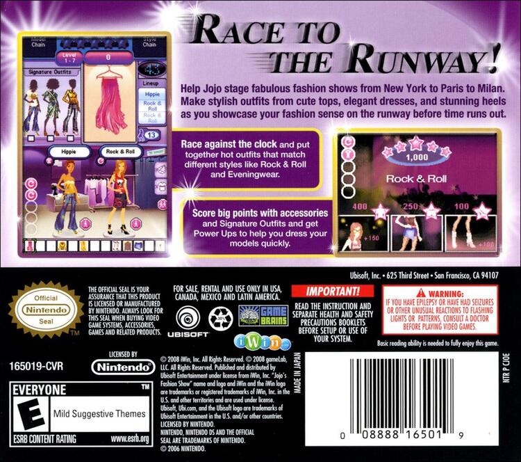 JoJo's Fashion Show (Complete) (used)