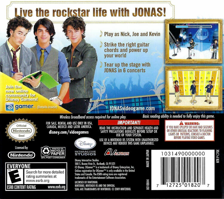 Jonas (Complete) (used)