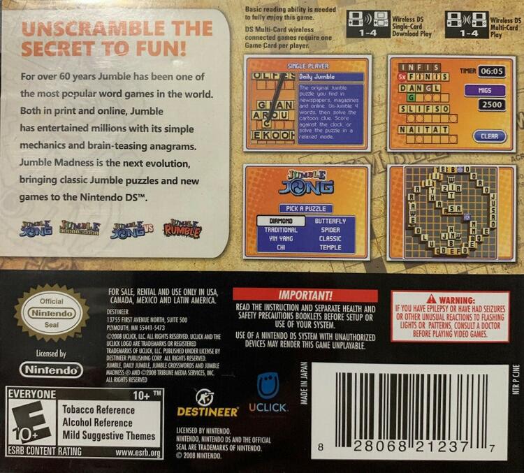 Jumble Madness (Complete) (used)