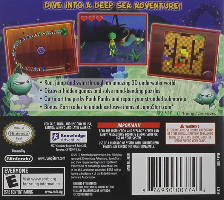 JumpStart Deep Sea Escape (Complete) (used)
