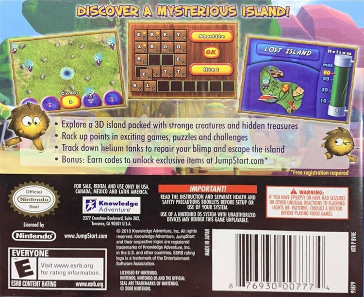 JumpStart Legend of Lost Island (Complete) (used)