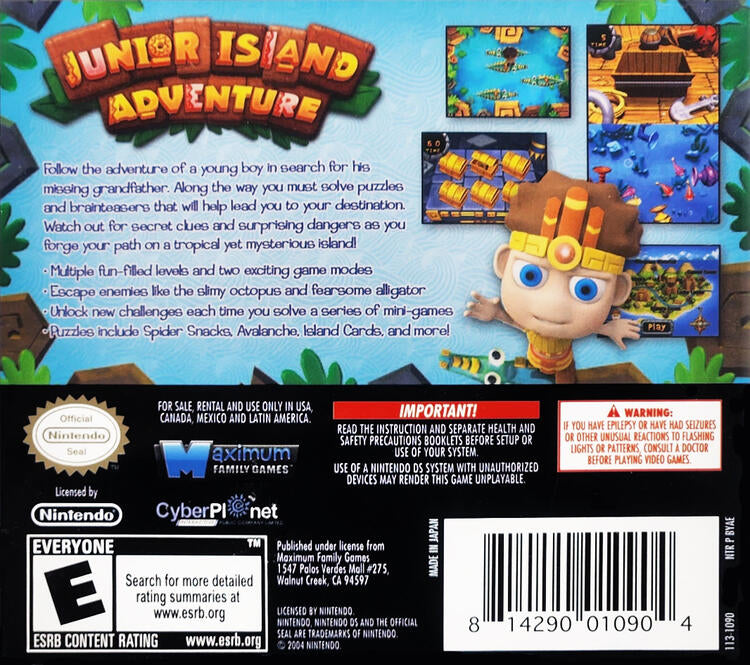 Junior Island Adventure (Complete) (used)