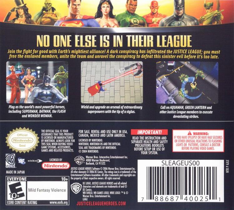 Justice League Heroes (Complete) (used)