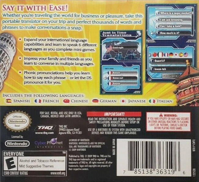 Just In Time Translations (Complete) (used)