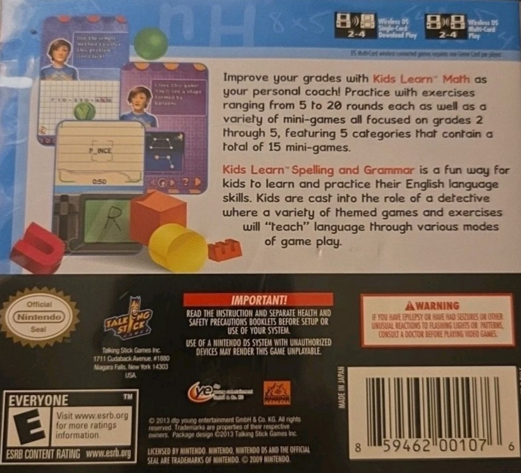 Kids Learn Bundle [Math/Spelling] (Complete) (used)