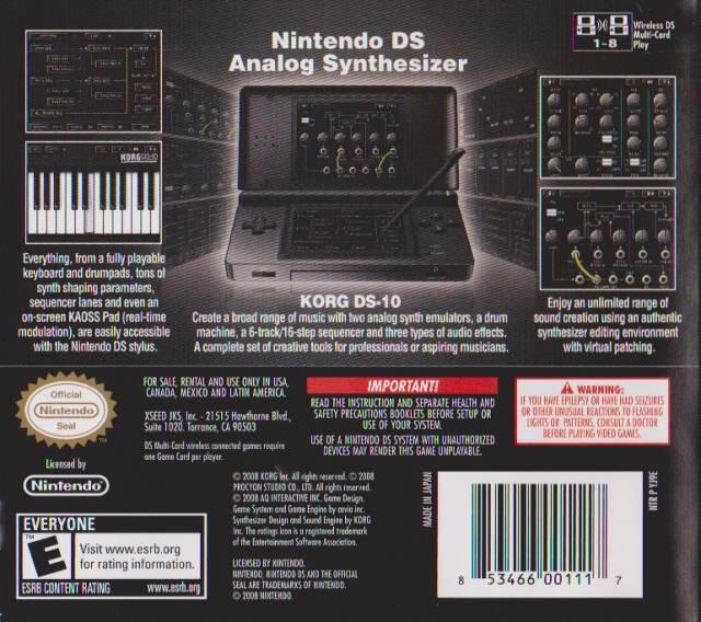 KORG DS-10 Synthesizer (Complete) (used)