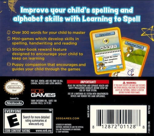 Learning to Spell (Complete) (used)