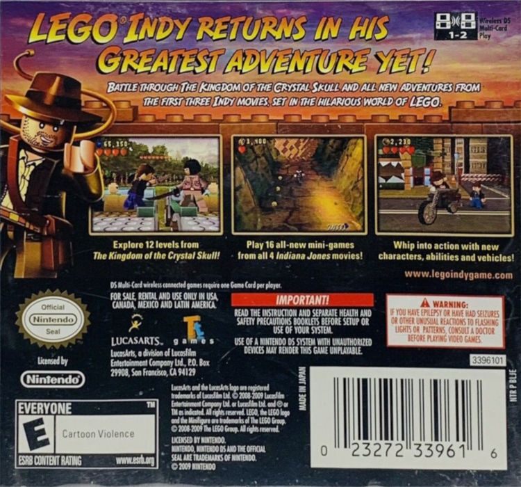 LEGO Indiana Jones 2: The Adventure Continues (Complete) (used)