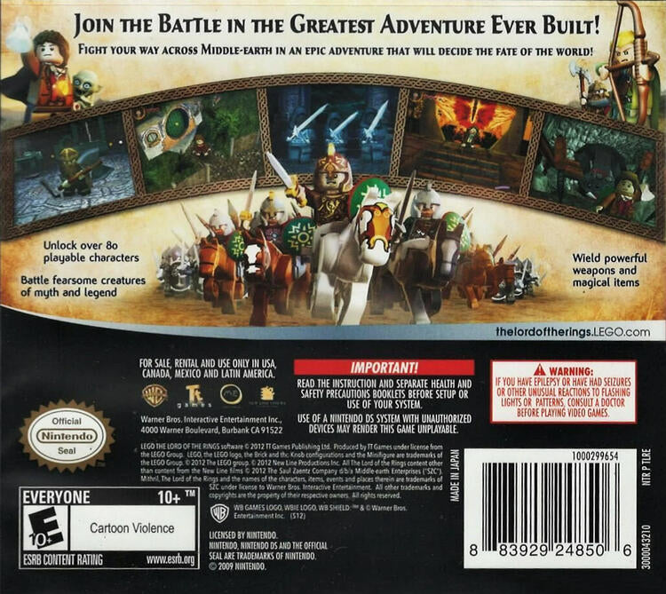 LEGO Lord Of The Rings (Complete) (used)