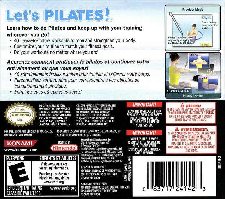 Let's Pilates (Complete) (used)