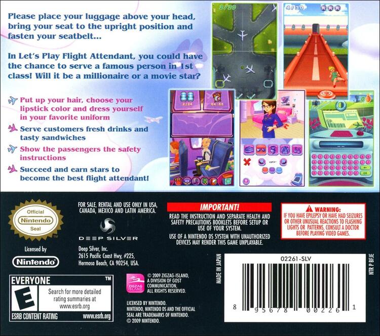 Let's Play Flight Attendant (Complete) (used)