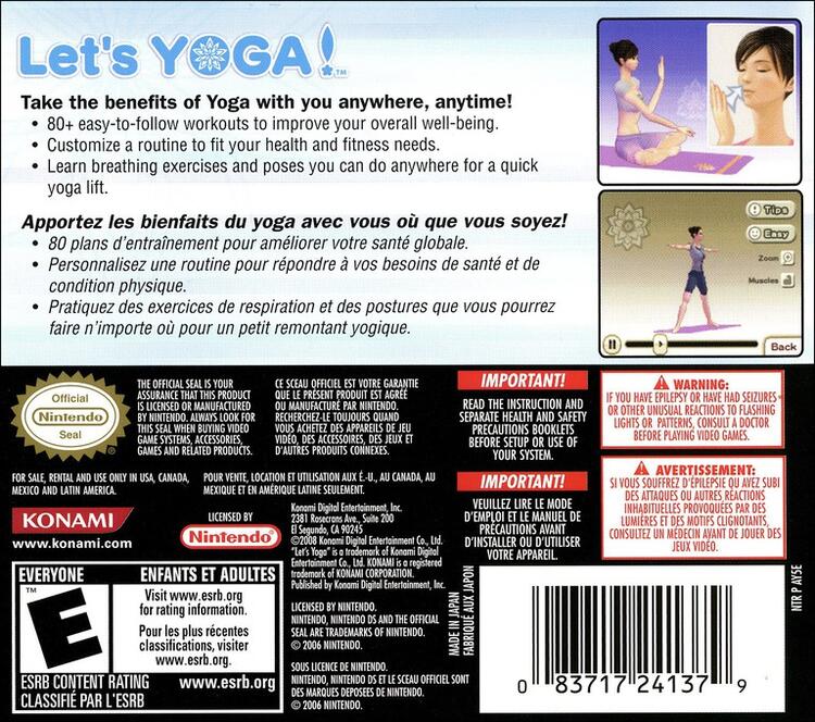 Let's Yoga (Complete) (used)