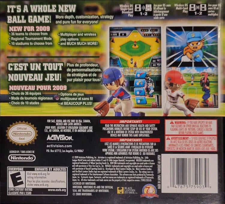Little League World Series Baseball 2009 (Complete) (used)