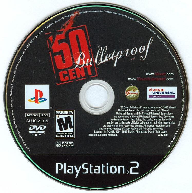 50 Cent Bulletproof (Loose) (used)