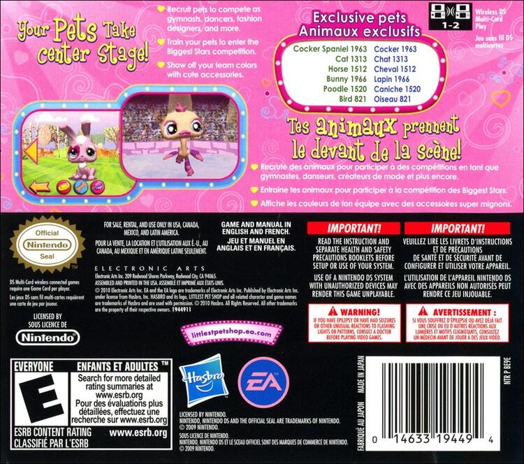 Littlest Pet Shop 3 Biggest Stars: Pink Team (Complete) (used)