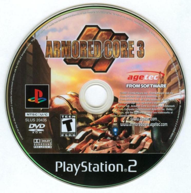 Armored Core 3 (Loose) (used)