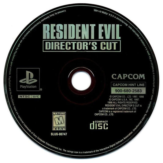 Resident Evil Director's Cut [Dual Shock Edition] (Loose) (used)