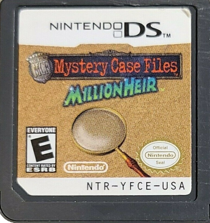 Mystery Case Files MillionHeir (Loose) (used)