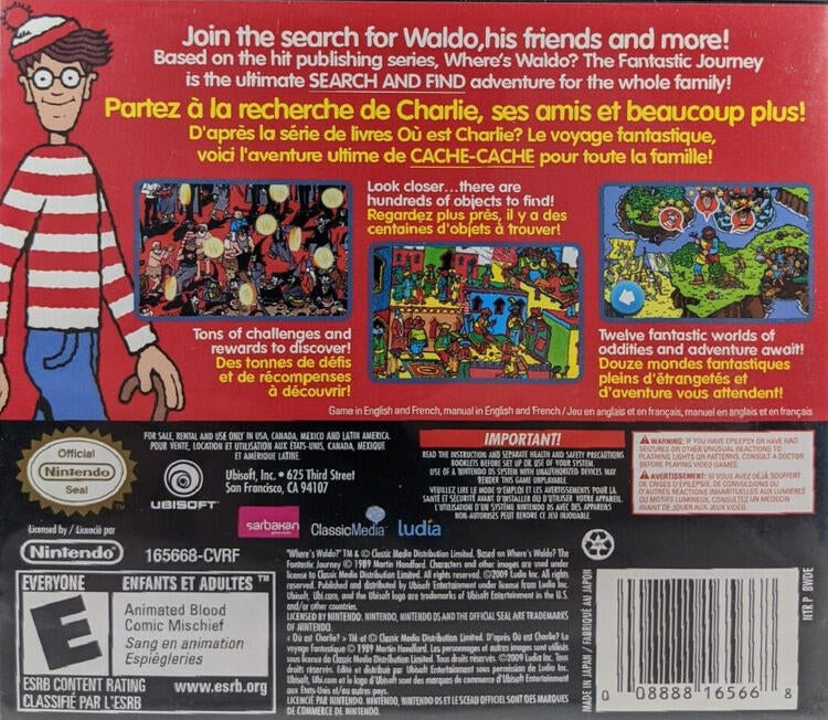 Where's Waldo? The Fantastic Journey (Complete) (used)