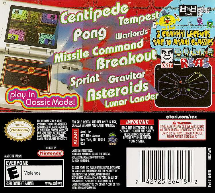 Retro Atari Classics (Complete) (used)