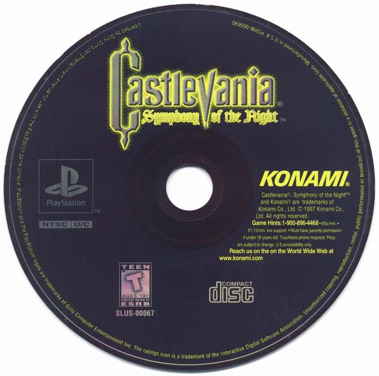 Castlevania Symphony of the Night (Loose) (used)