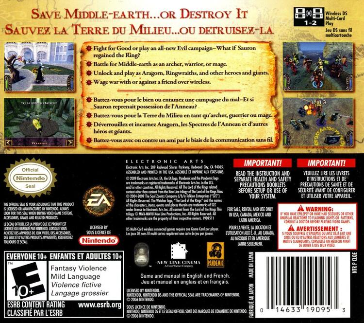 Lord of the Rings Conquest (Complete) (used)