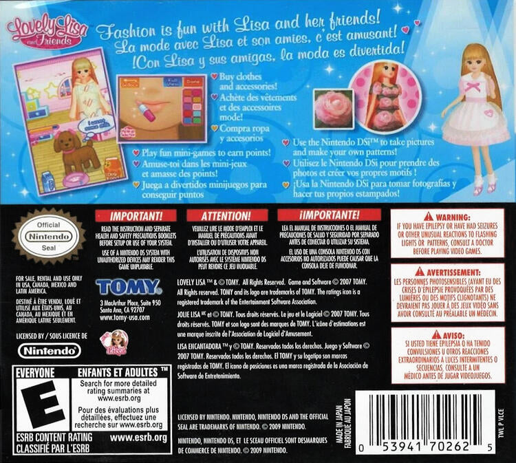 Lovely Lisa and Friends (Complete) (used)