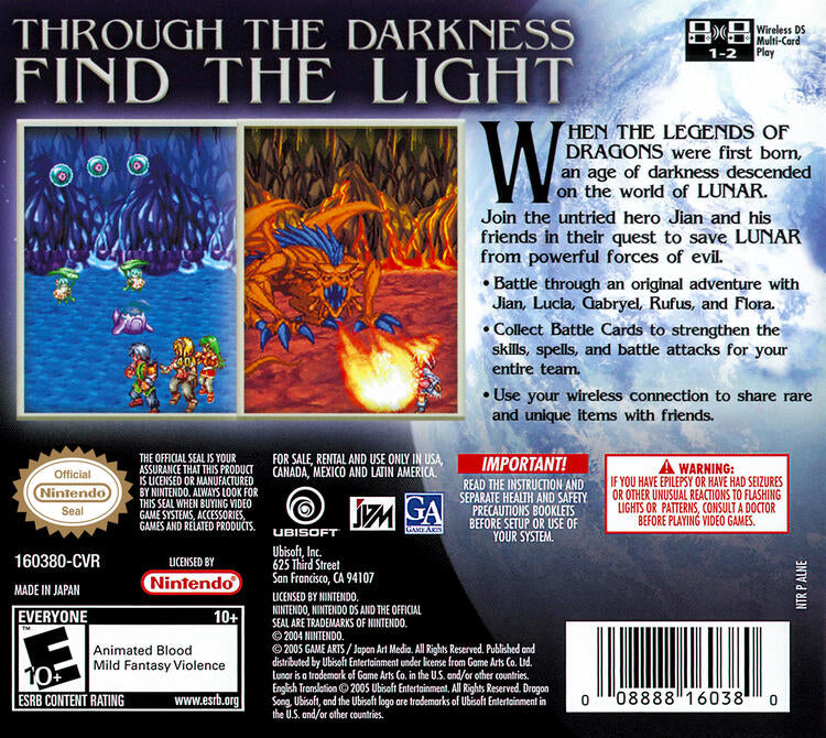 Lunar Dragon Song (Complete) (used)