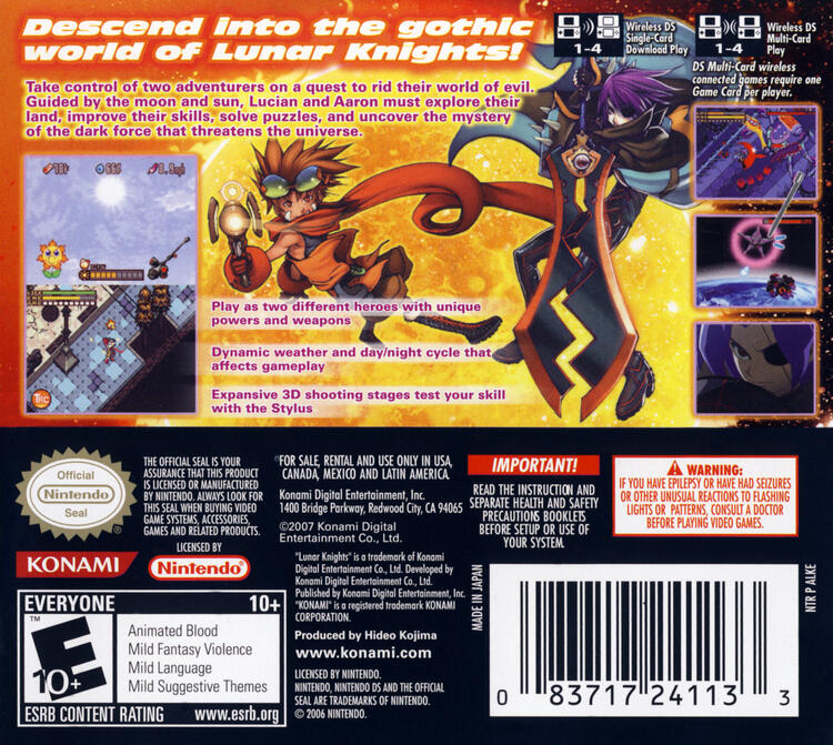 Lunar Knights (Complete) (used)