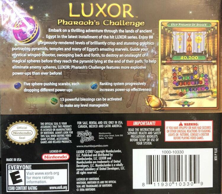 Luxor Pharaoh's Challenge (Complete) (used)