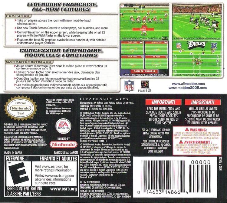 Madden 2005 (Complete) (used)