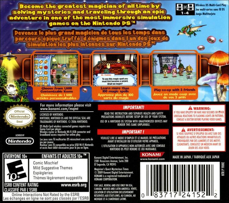 Magician's Quest: Mysterious Times (Complete) (used)