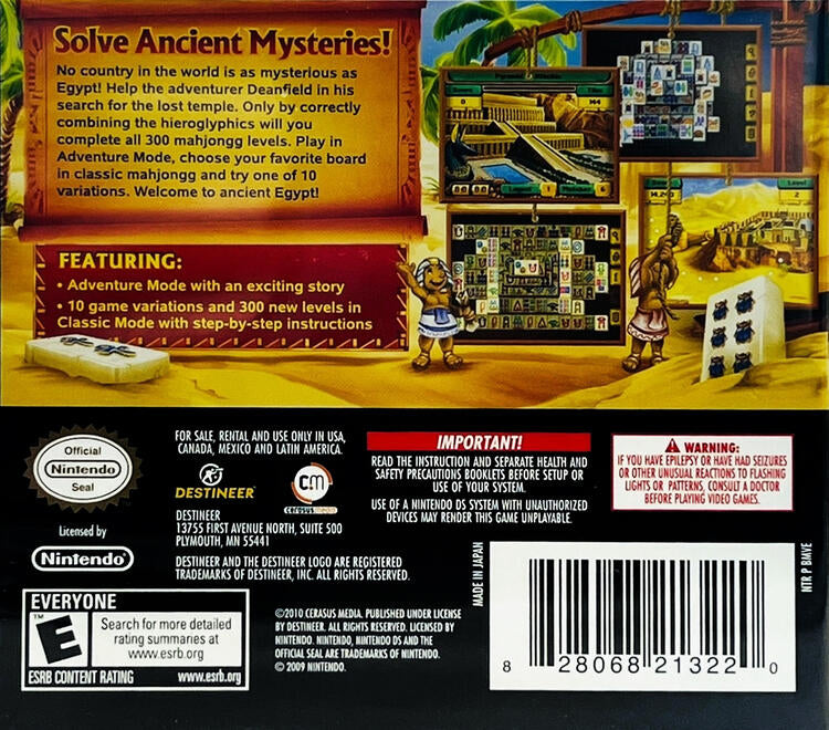 Mahjongg Mysteries: Ancient Egypt (Complete) (used)