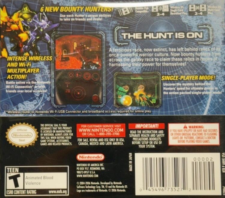 Metroid Prime Hunters (Complete) (used)