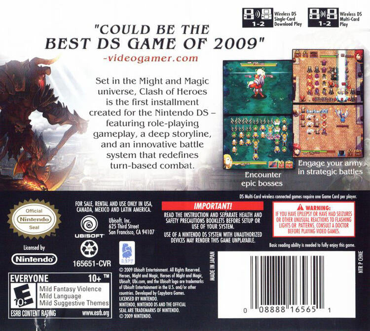 Might and Magic: Clash of Heroes (Complete) (used)
