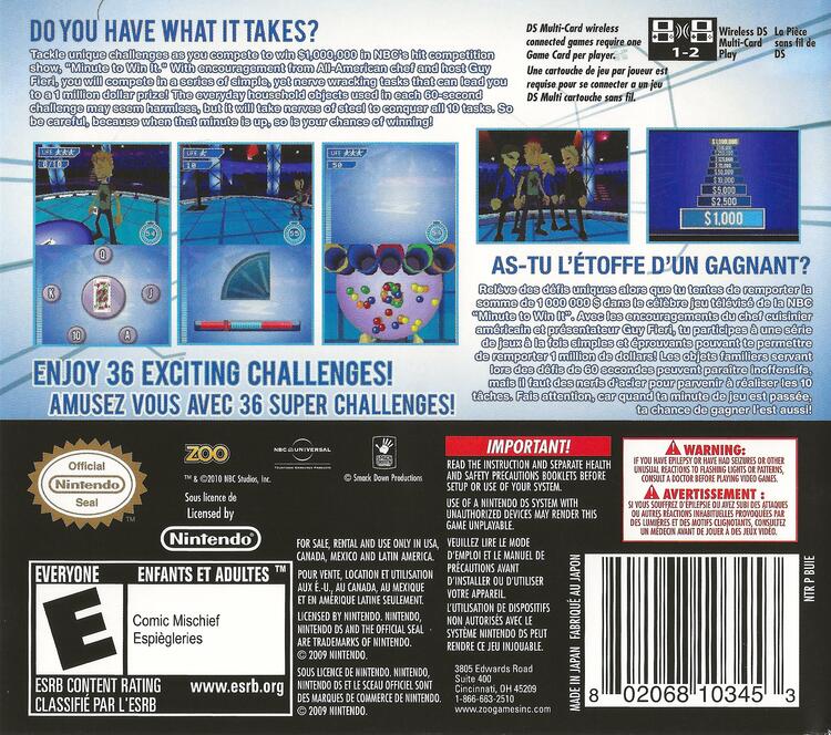 Minute to Win It (Complete) (used)