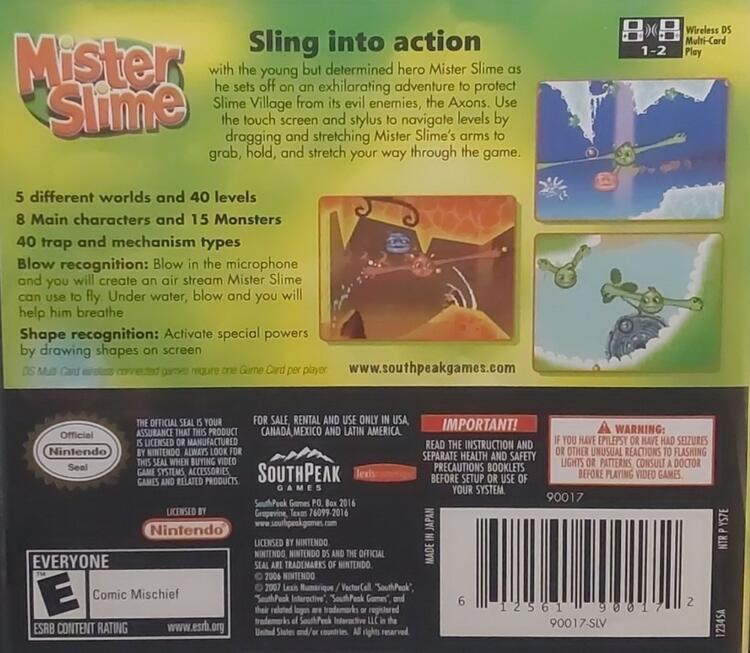 Mister Slime (Complete) (used)